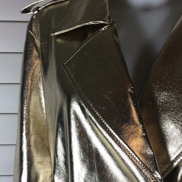 Amylynn gold trench coat - Picture 2 of 6
